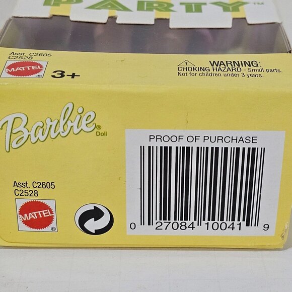 Barbie Springtime Party Purple Floral Dress Mattel C2528 C2605 NRFB 2002 - Picture 6 of 7